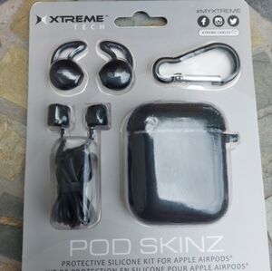 Protective Silicone Kit For Apple Airpods